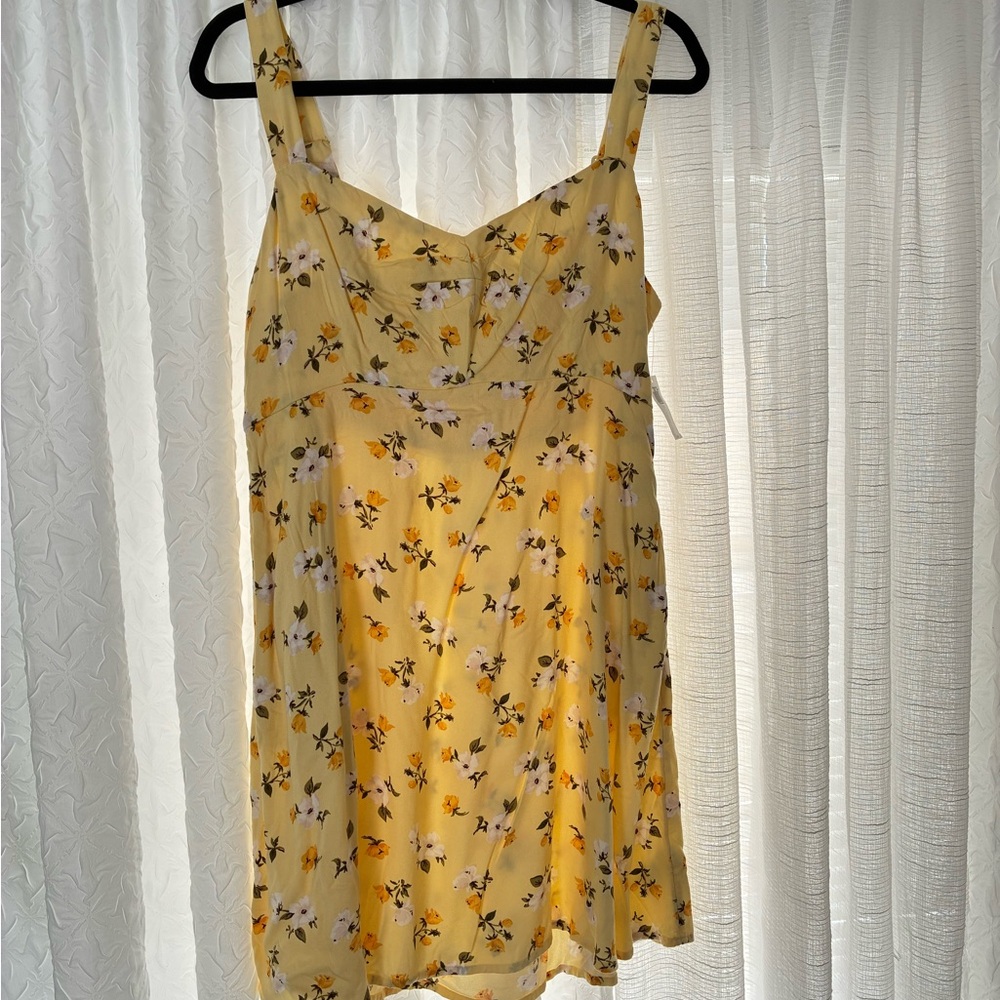 Floral Yellow Sundress